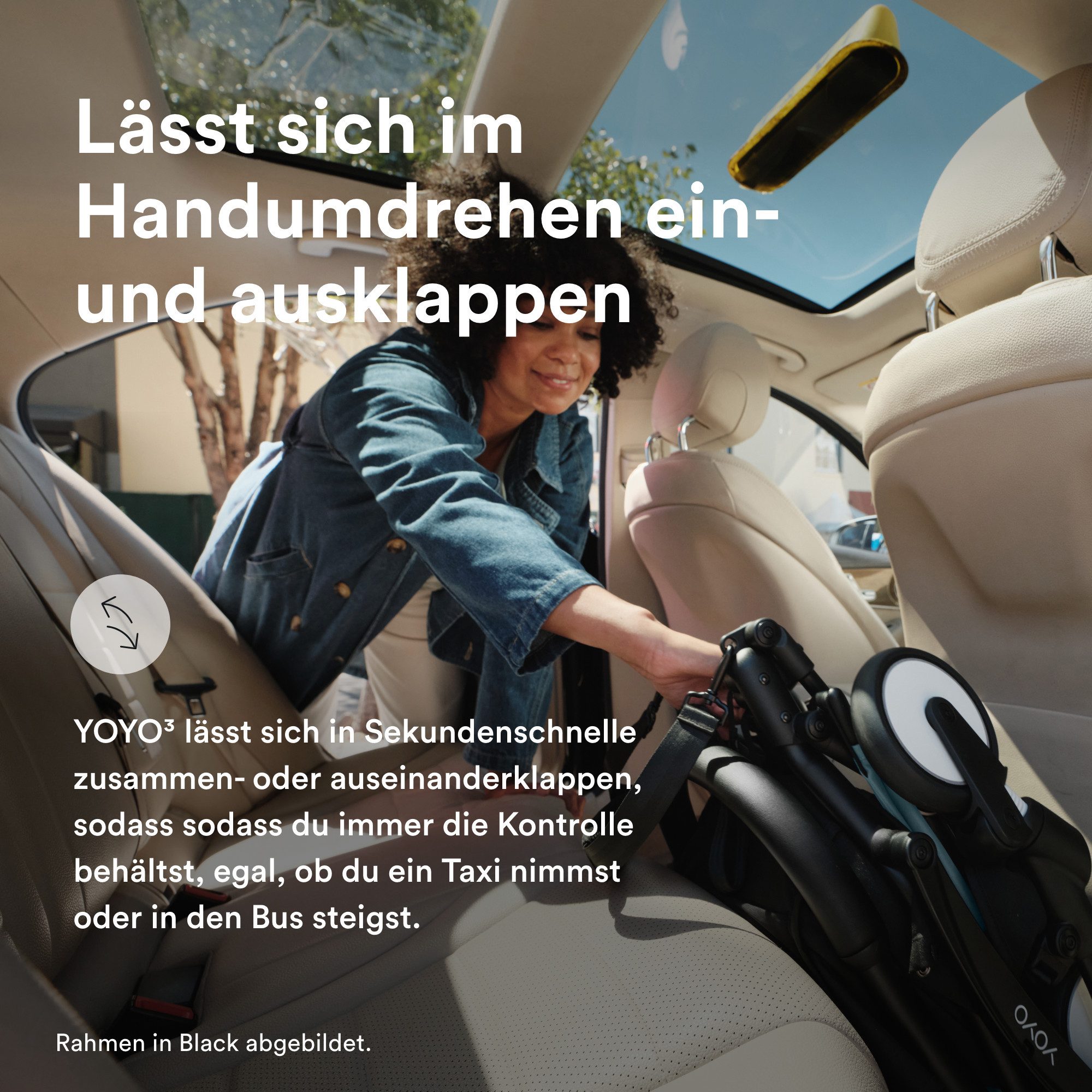 Stokke Kinder-Buggy YOYO3 Kinderwagen ab 6 Monaten, Leicht & kompakt - Handgepäck-kompatibel