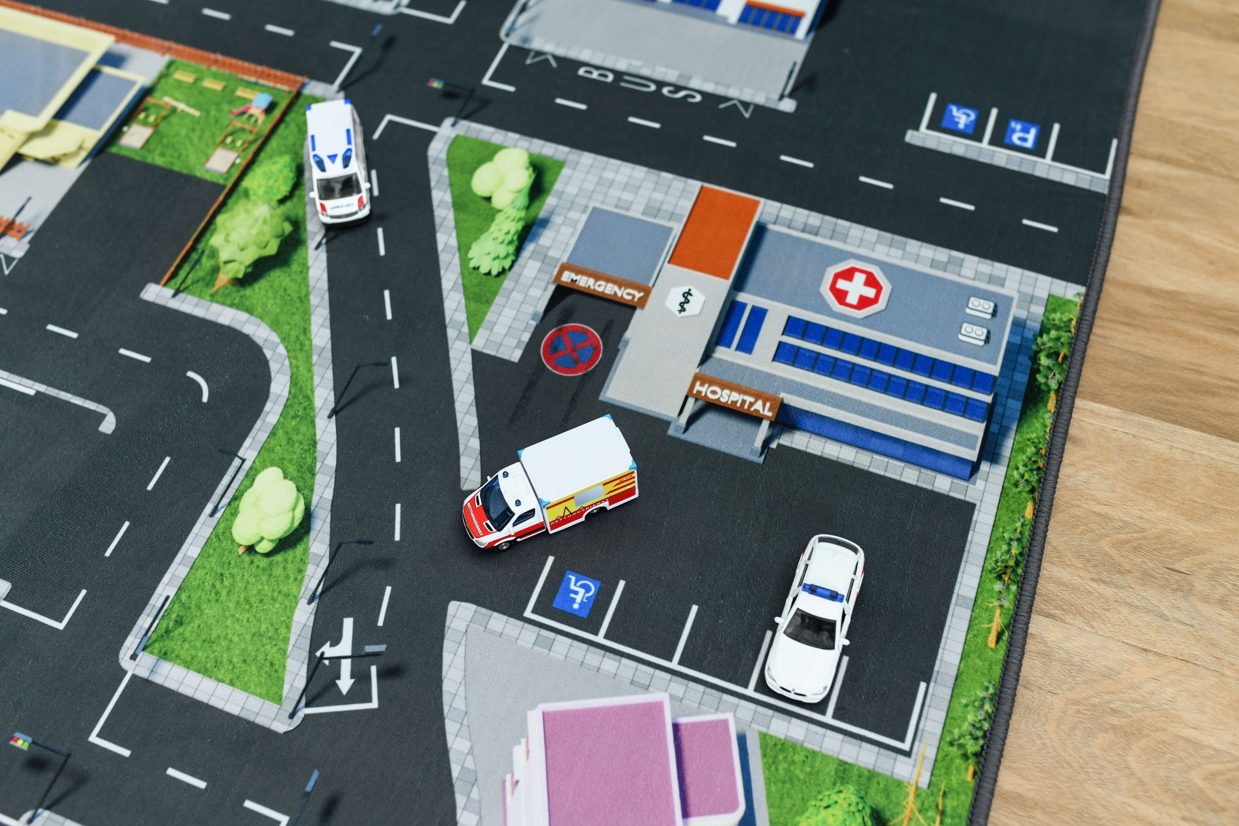 SkippiDoo Kinderteppich Straßenteppich Spielteppich Kinderzimmer Teppich Au günstig online kaufen