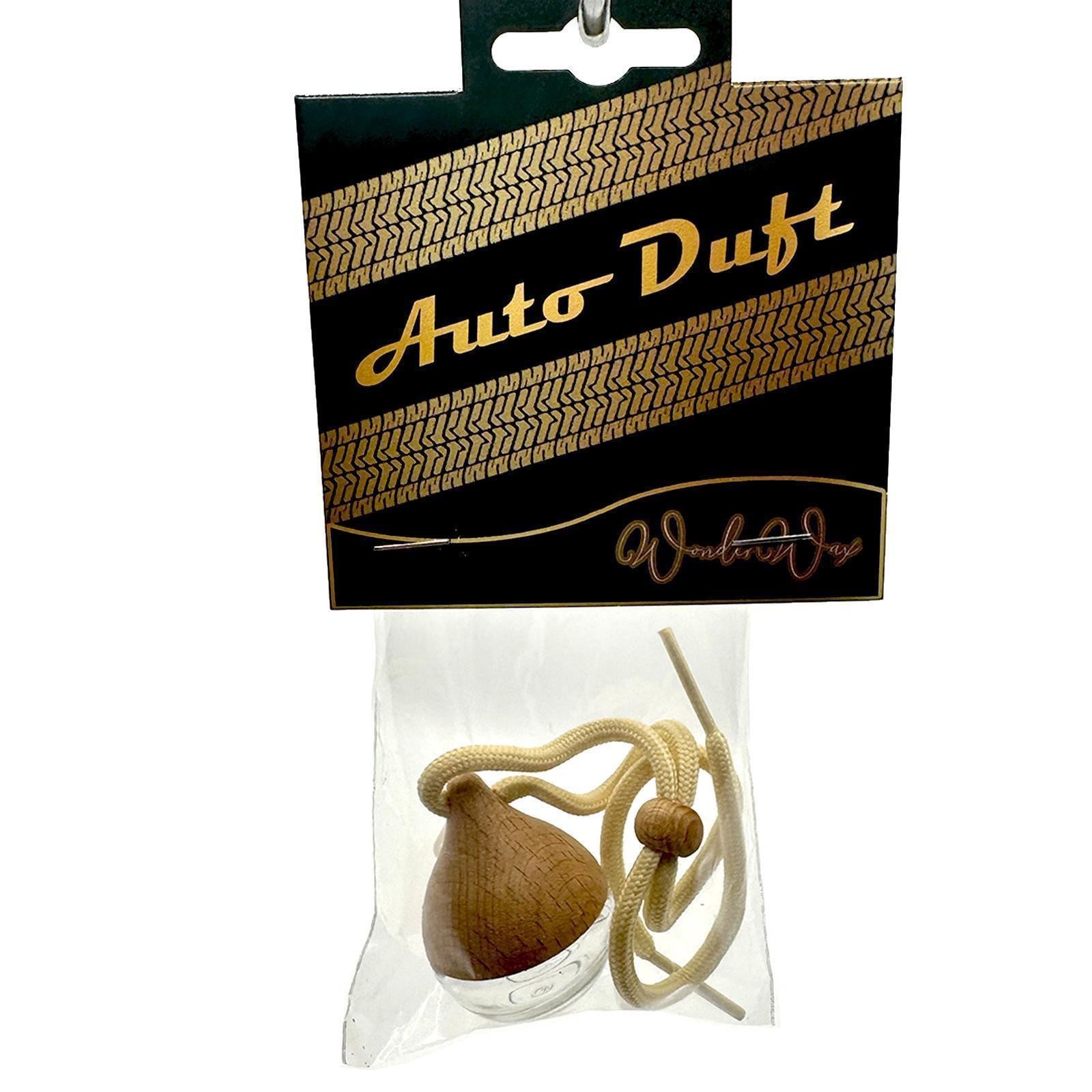 WonderWax Raumduft WonderWax® Auto Duft Rund klar-hellbraun 6 ml, Innenraum (Heißer Apfelkuchen), Duftrichtung: Heißer Apfelkuchen