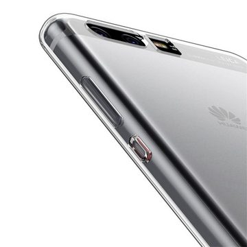 CoolGadget Handyhülle Transparent Ultra Slim Case für Huawei P10 5,1 Zoll, Silikon Hülle Dünne Schutzhülle für Huawei P10 Hülle