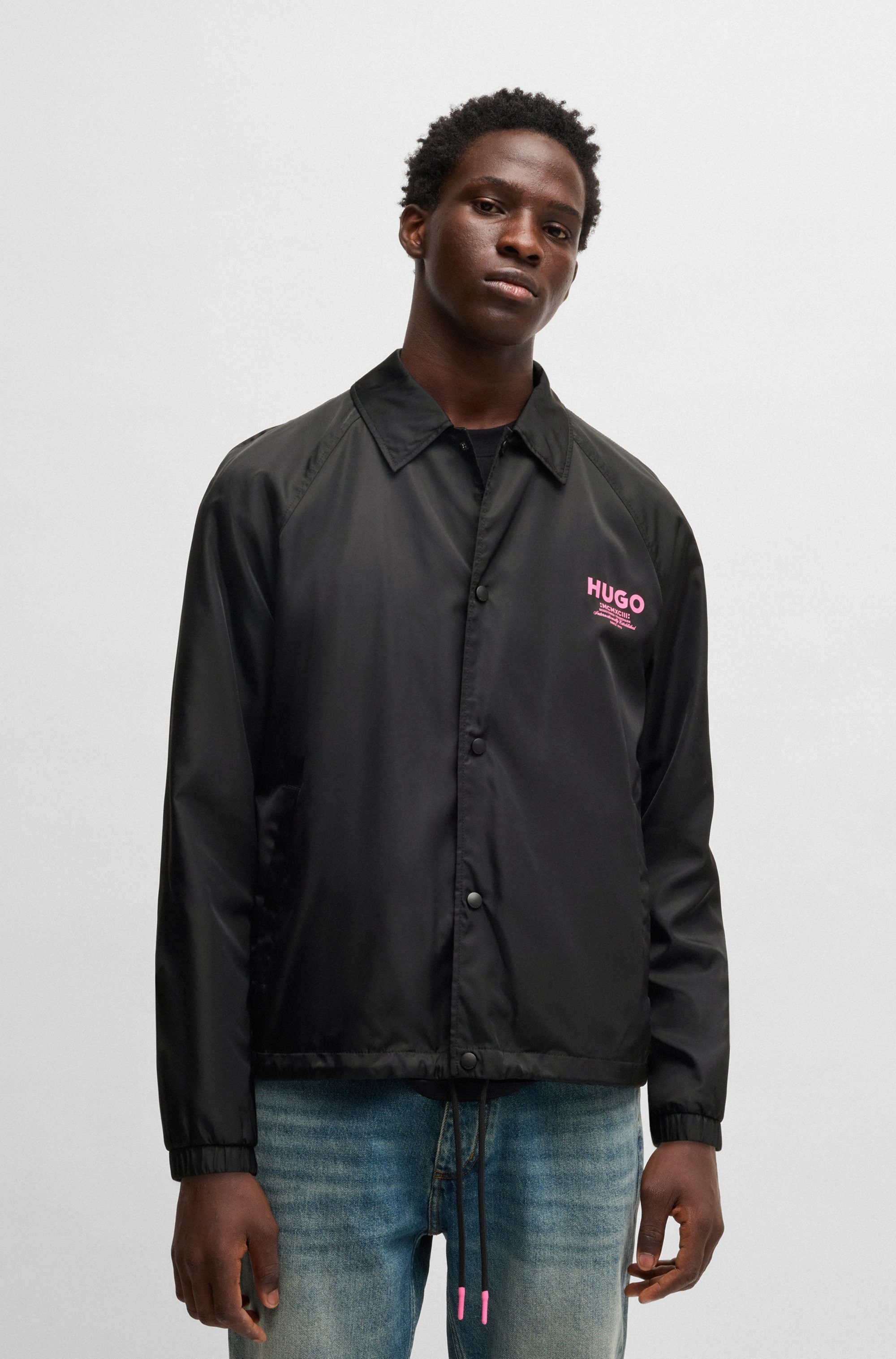 HUGO Blue Funktionsjacke Biyo2521 Overshirt mit günstig online kaufen