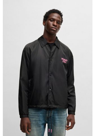 HUGO Blue Kurzjacke Biyo2521 su großem...