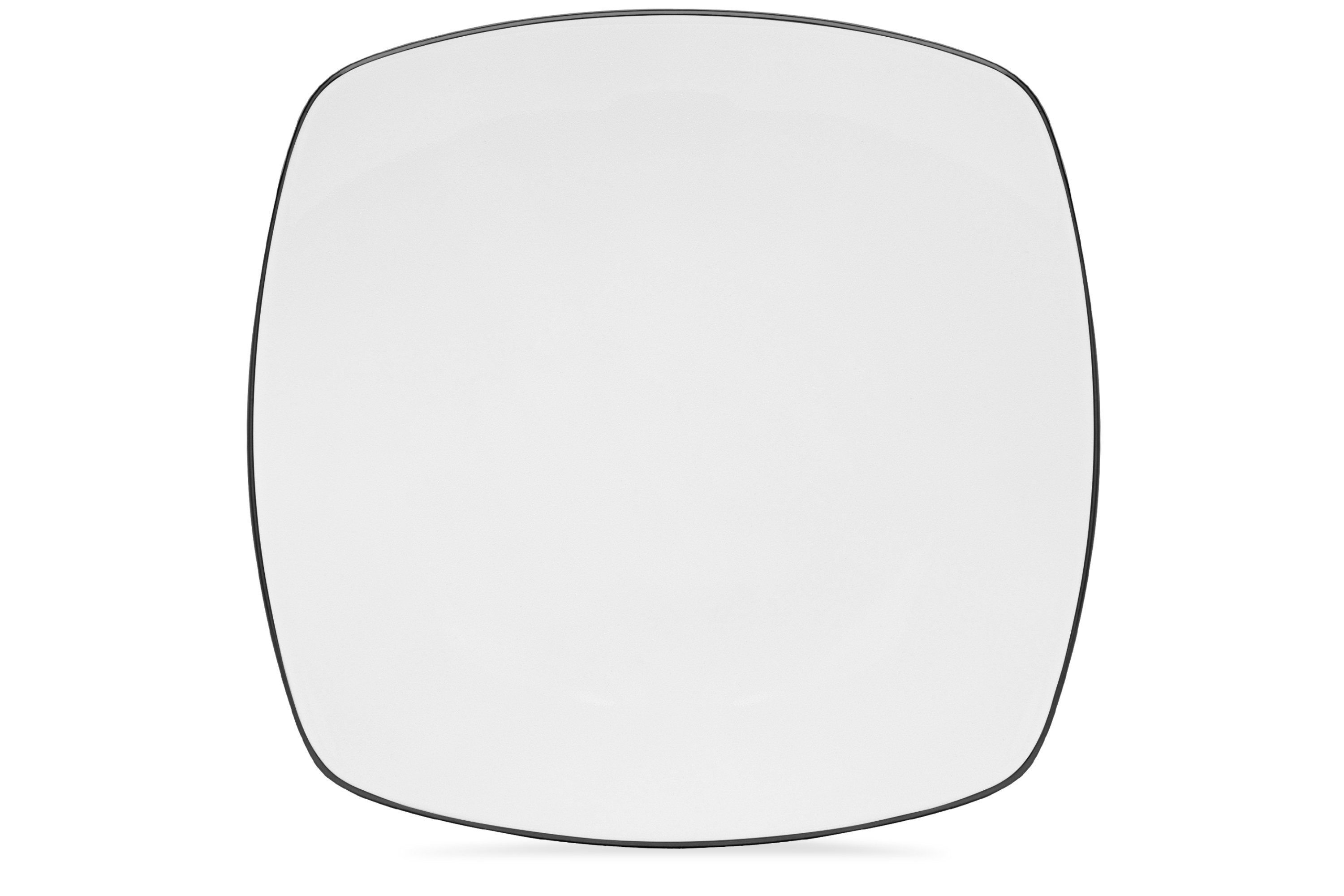 KONSIMO® Teller-Set CARLINA Speiseteller Geschirr-Set (6-tlg), 6 Personen, Porzellan, Spulmachinen- und Mikrowellengeeignet, quadratisch