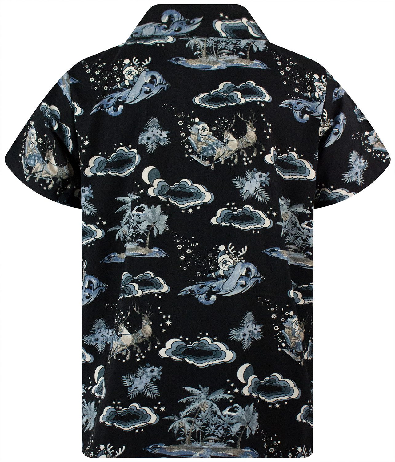 King Kameha Hawaiihemd Christmas Island Funky Hawaii-Hemd Kurzarm Front-Tas günstig online kaufen