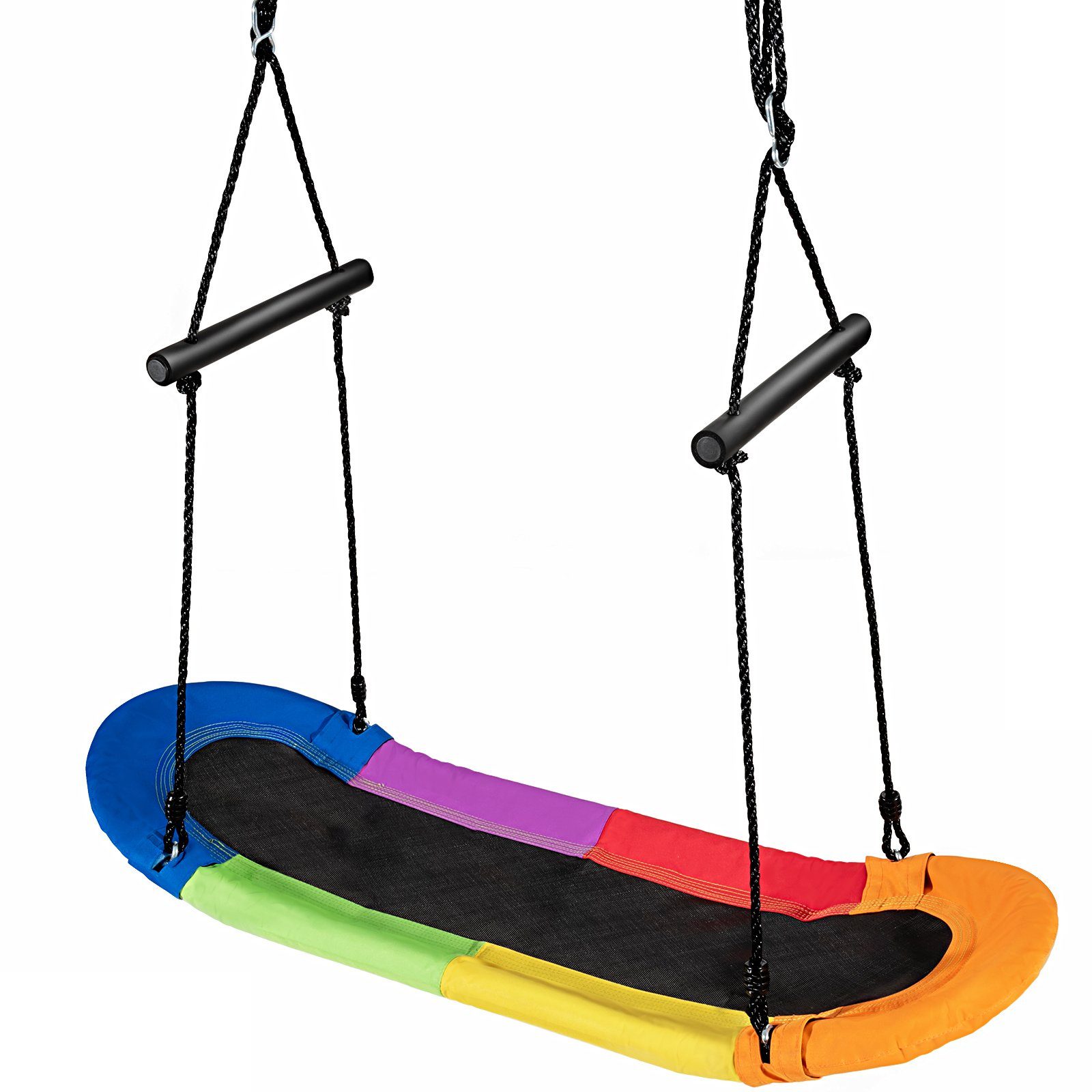 COSTWAY Nestschaukel, Gartenschaukel 100-160cm verstellbaren Seil, günstig online kaufen