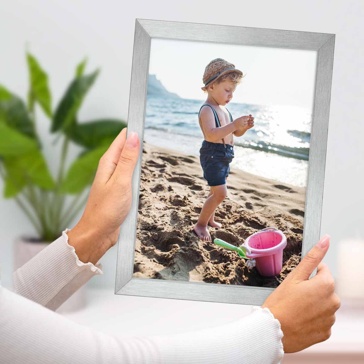 PHOTOLINI Bilderrahmen 21x30 cm / DIN A4 Poster-Rahmen, zum Aufhängen & Auf günstig online kaufen