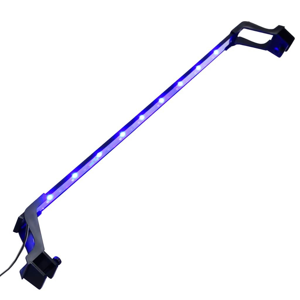 vidaXL Außen-Wandleuchte, LED-Aquariumleuchte mit Klemmen 75-90 cm Blau und Weiß