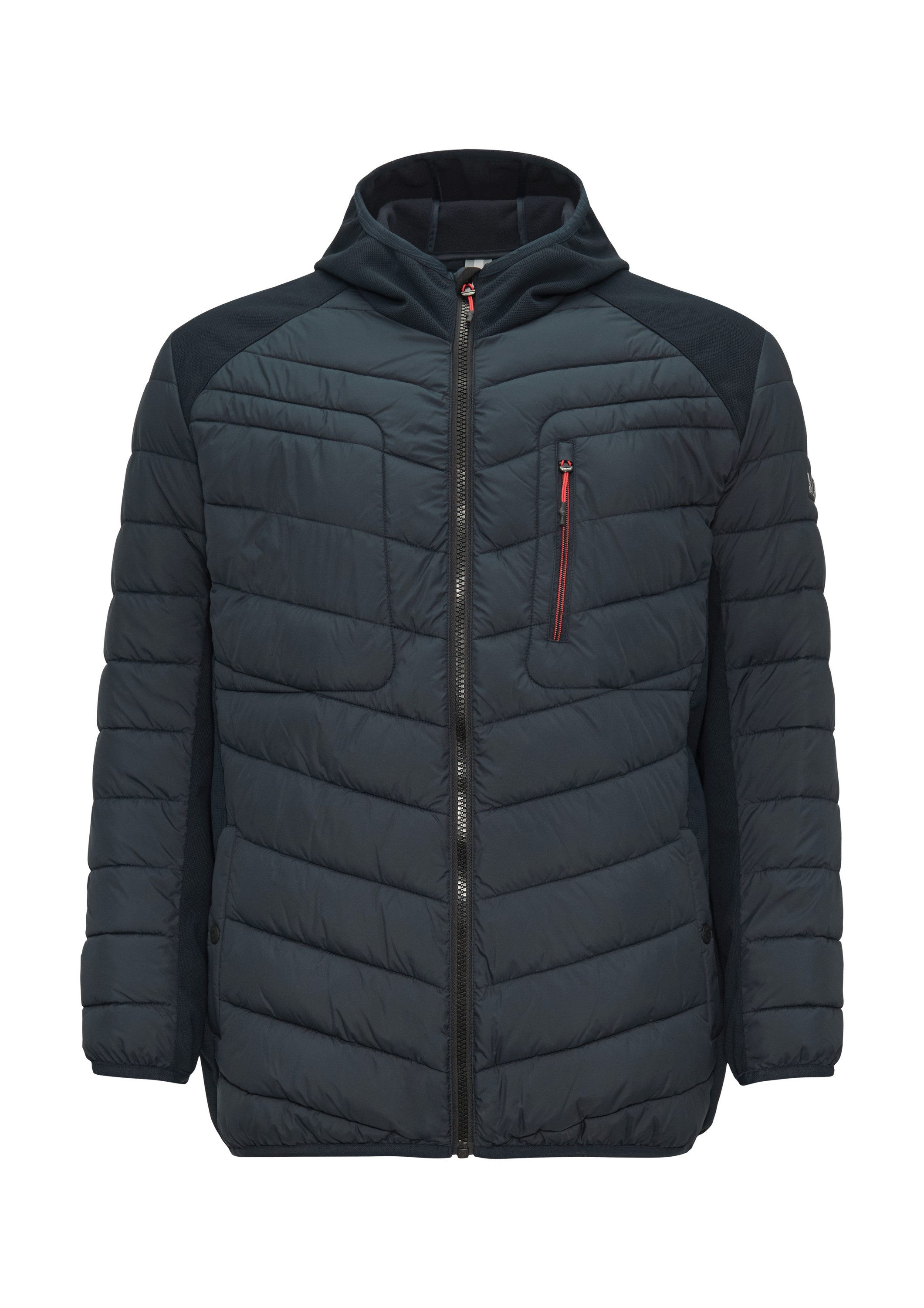 s.Oliver Funktionsjacke Outdoor-Jacke Pufferjacke aus Softshell mit Kontrast-Details