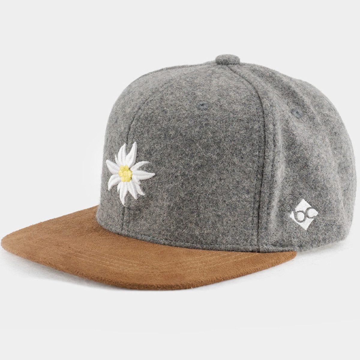 Bavarian Caps Snapback Cap Bavarian Caps Edelweiß Wildleder Strapback Cap ( günstig online kaufen