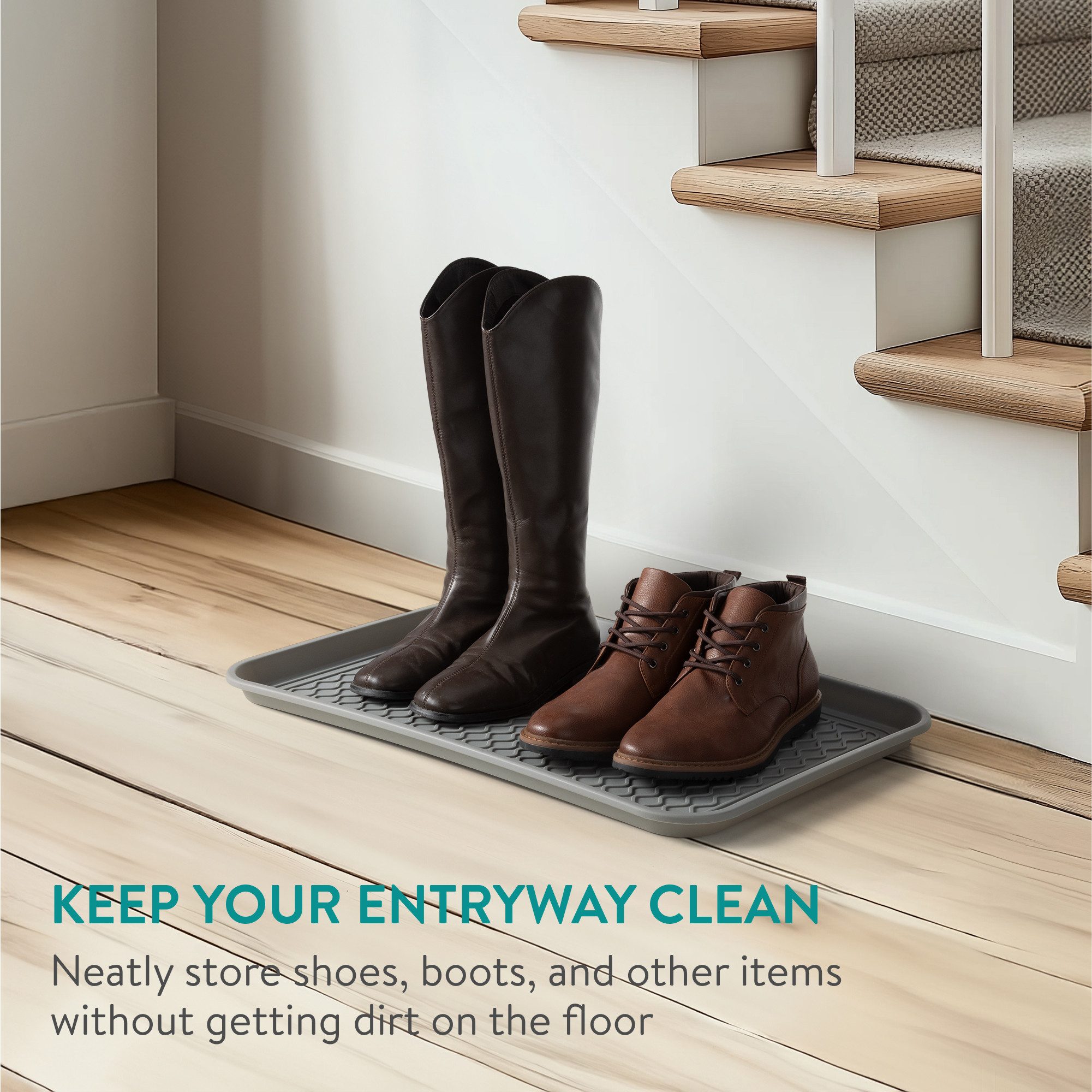 Navaris Schuhregal Schuhabtropfschale - Schuhmatte Abtropfmatte Schuhschale günstig online kaufen