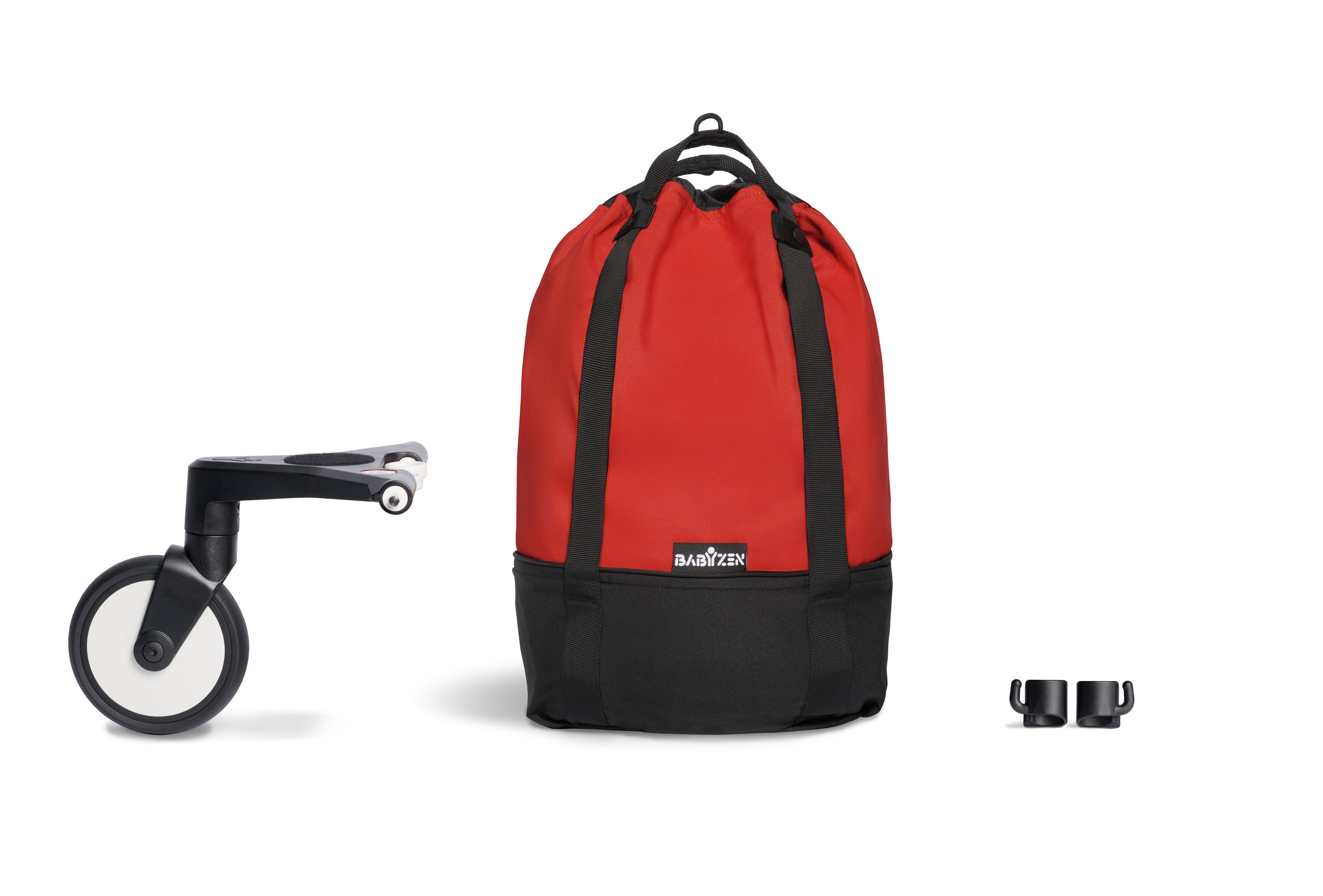 BABYZEN Kinderwagen-Tasche YOYO Bag-Einkaufstasche passend für YOYO Gestell Red