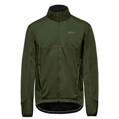 GORE® Wear Laufjacke Gore Wear C5 Windstopper Thermo Trail Jacket Herren Utility Green