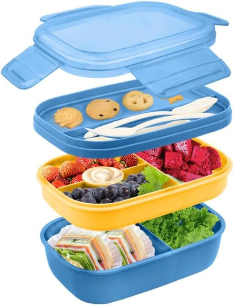 Coonoor Lunchbox 1900ML Lunch Box Auslaufsichere Lunch Box mit Fächern