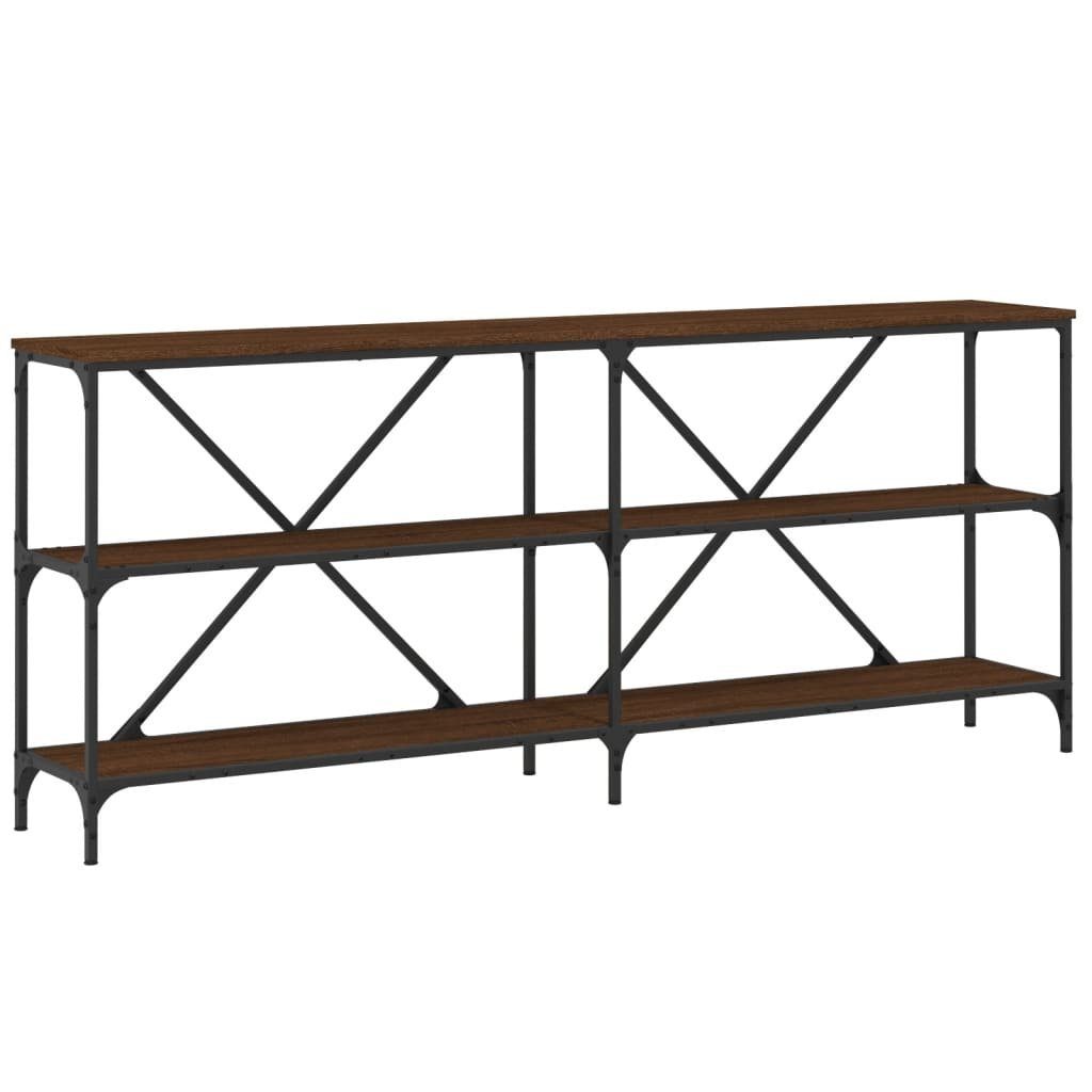 vidaXL Beistelltisch Konsolentisch Braun Eiche 180x30x75 günstig online kaufen