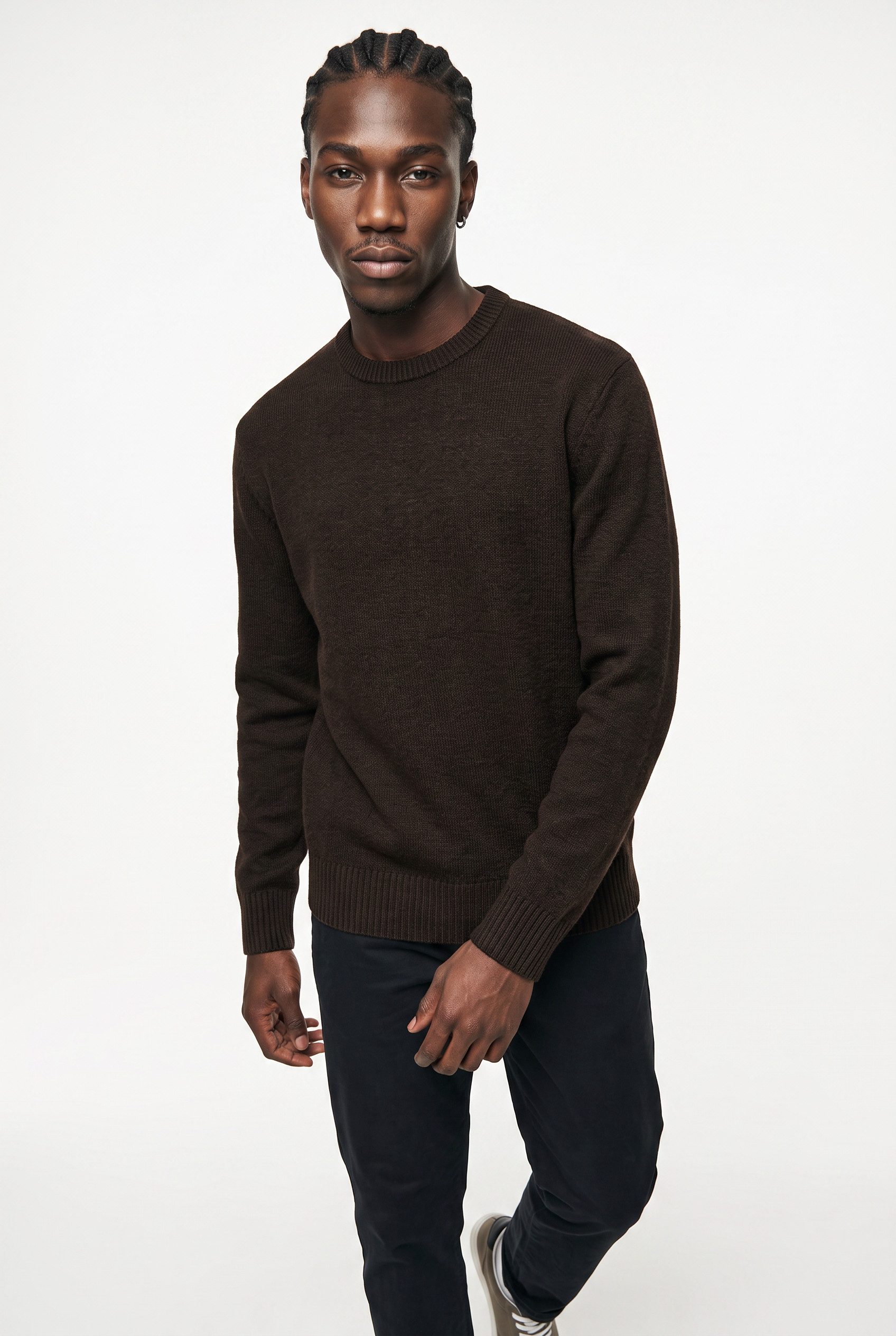 ONLY & SONS Rundhalspullover ONSJAMES RLX CREW KNIT Baumwollmischung, relaxed fit