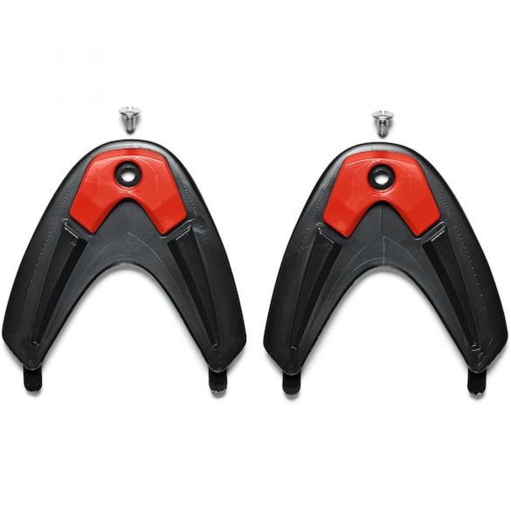 Sidi Fahrrad-Überschuh Sidi Sohleneinsatz C-Boost SRS Zehen Gr. 42-48 Schwarz/rot - optimaler