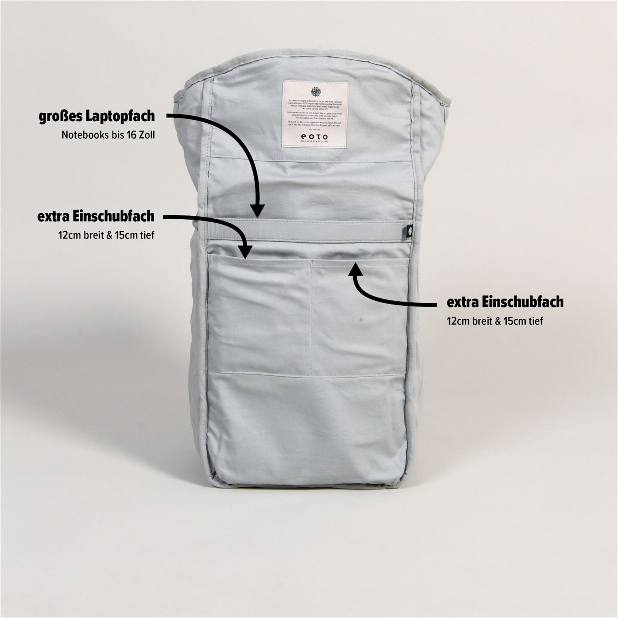 eoto plast UNDER Rucksack Daypack, 4ELEMENTS THE SUN dunkelblau,