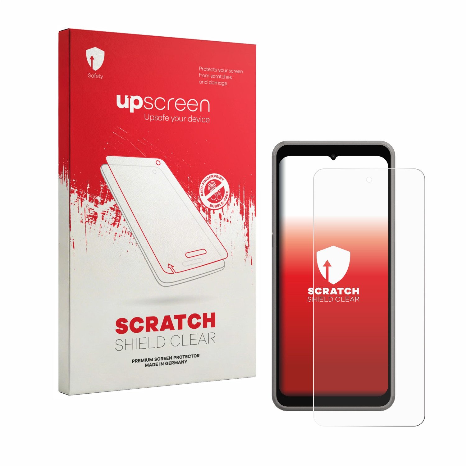 upscreen Displayschutzfolie Schutzfolie für ingenico Axium NX8, Displayschutz Schutz Folie Klar Transparent