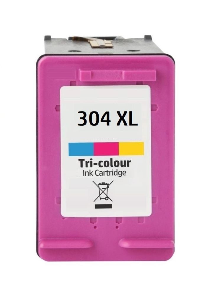 inkpro Druckerpatrone kompatibel mit HP 304 XL color Tintenpatrone (für HP DESKJET 2620, 2621, 2622, 2623, 2630, 2632, 2633, 2634, 3720, 3720, 3730, 3732, 3733, 3735, 3750, 3760, 3762, 3764, ENVY 5010, 5020, 5030, 5032, 5034, 5052, 5055, XXL Füllmenge: 18 ml (3 x 6 ml) für ~ 350 Normseiten)