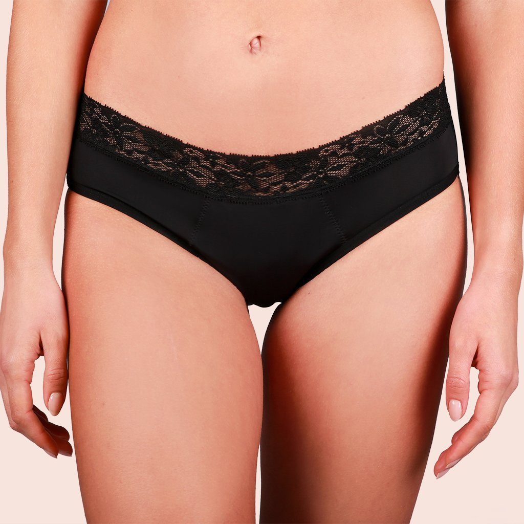 Taynie Periodenslip Queen - Periodenunterwäsche mittel starke Blutung - Damen (1-St., 1er-Pack) Auslaufsichere Periodenunterwäsche / Periodenslip aus Bio Baumwolle