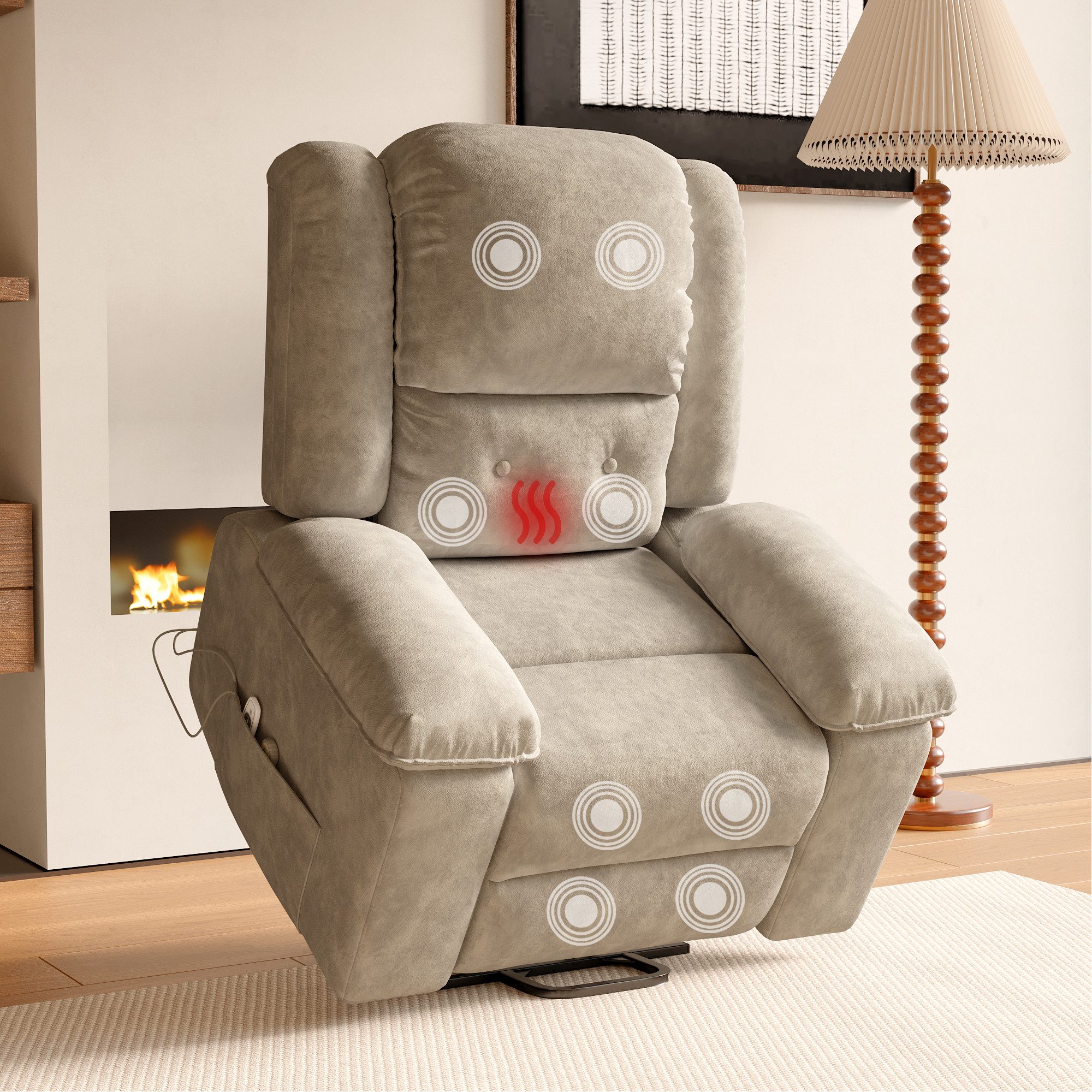 Furnishings Home TV-Sessel Elektrischer Massage-Entspannungssessel, Schlafs günstig online kaufen