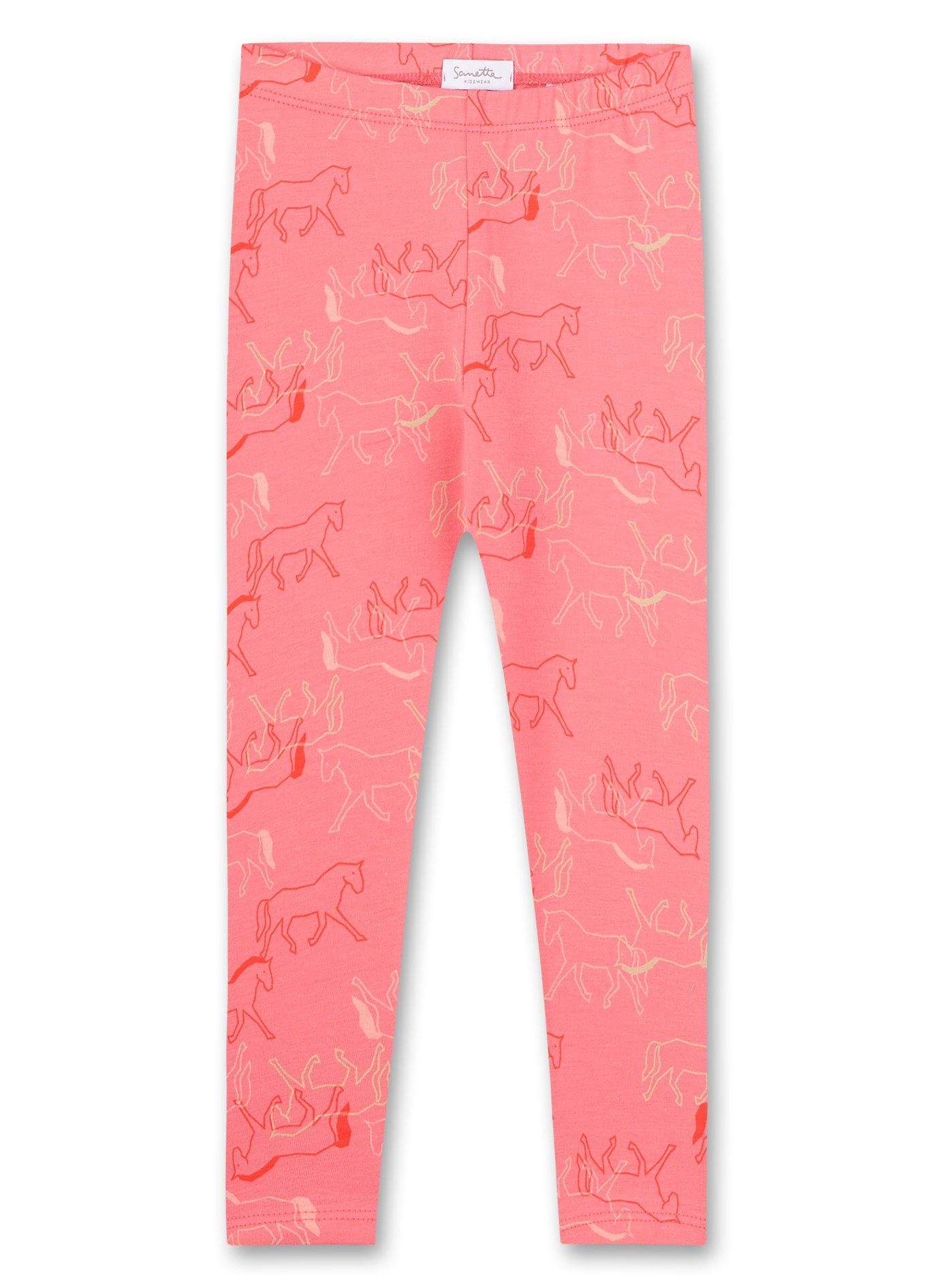 Sanetta Mädchen Leggings - Baumwolle Stretch - UV-Schutz 30+ - Bequeme Alltagsleggings Für Mädchen