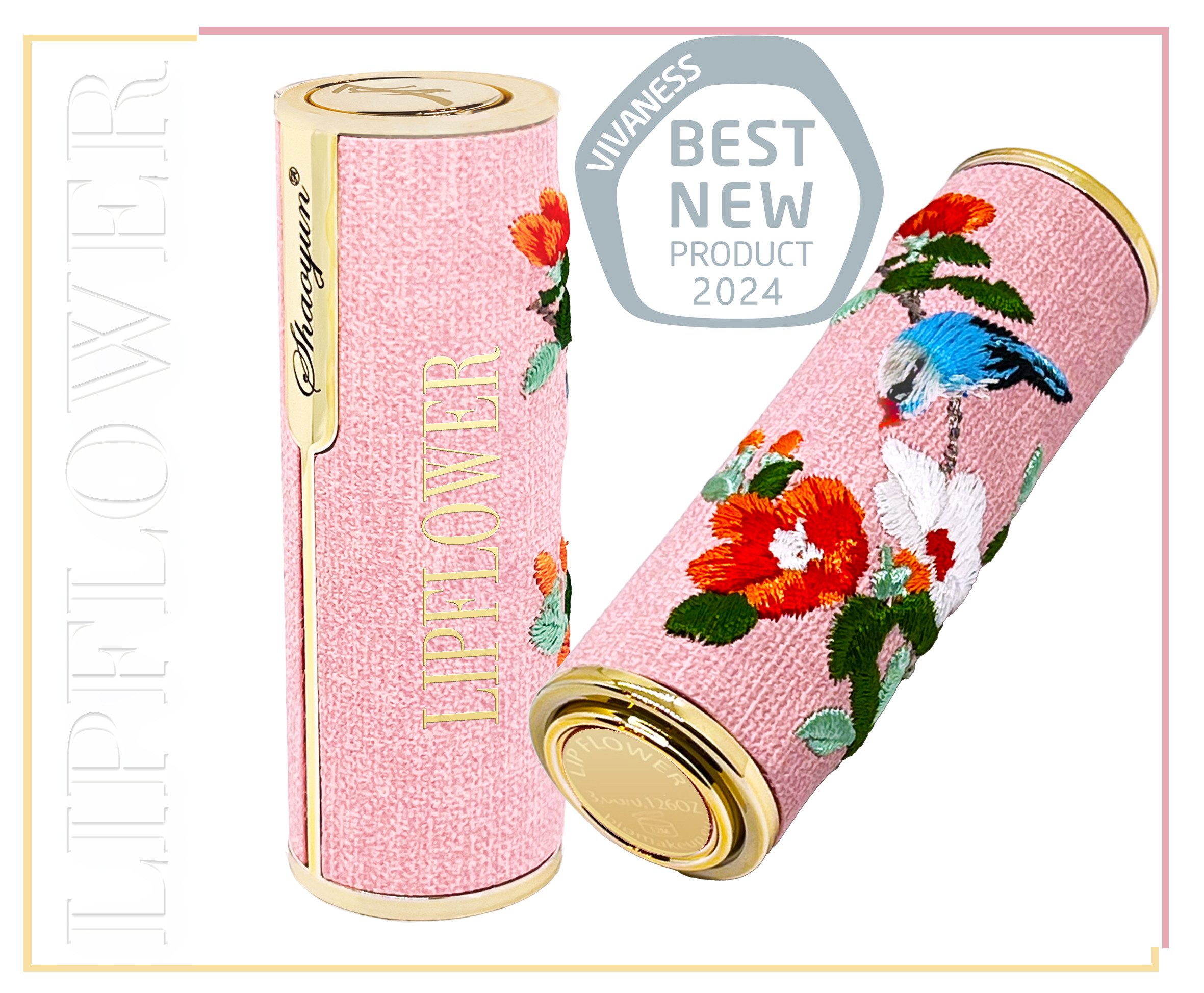 Shaoyun Lippenstift OHNE Titandioxid, VEGAN, aus Bio-Rohstoffen, Frangipani Nr. 197