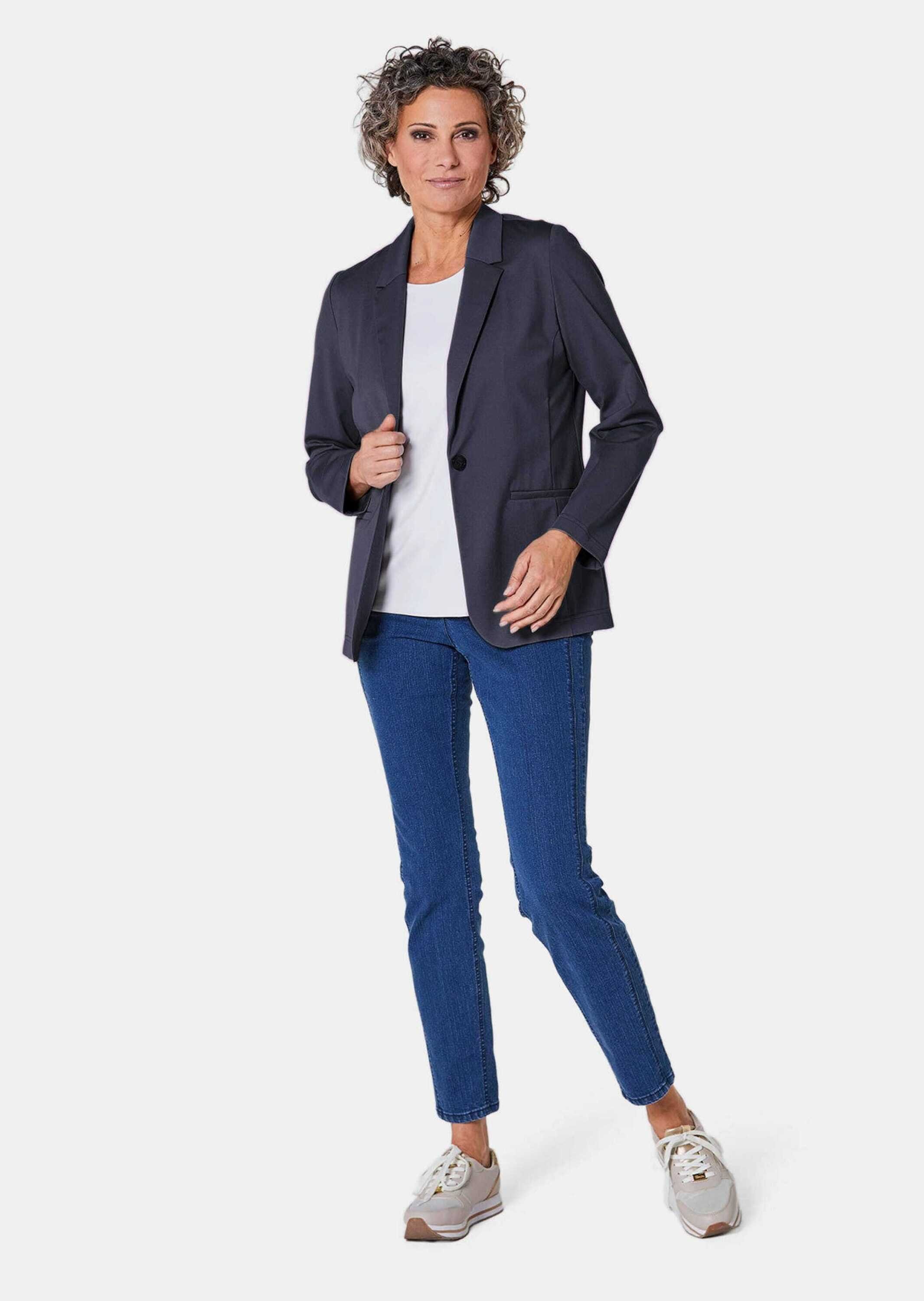 GOLDNER Jerseyblazer Kurzgröße: günstig online kaufen