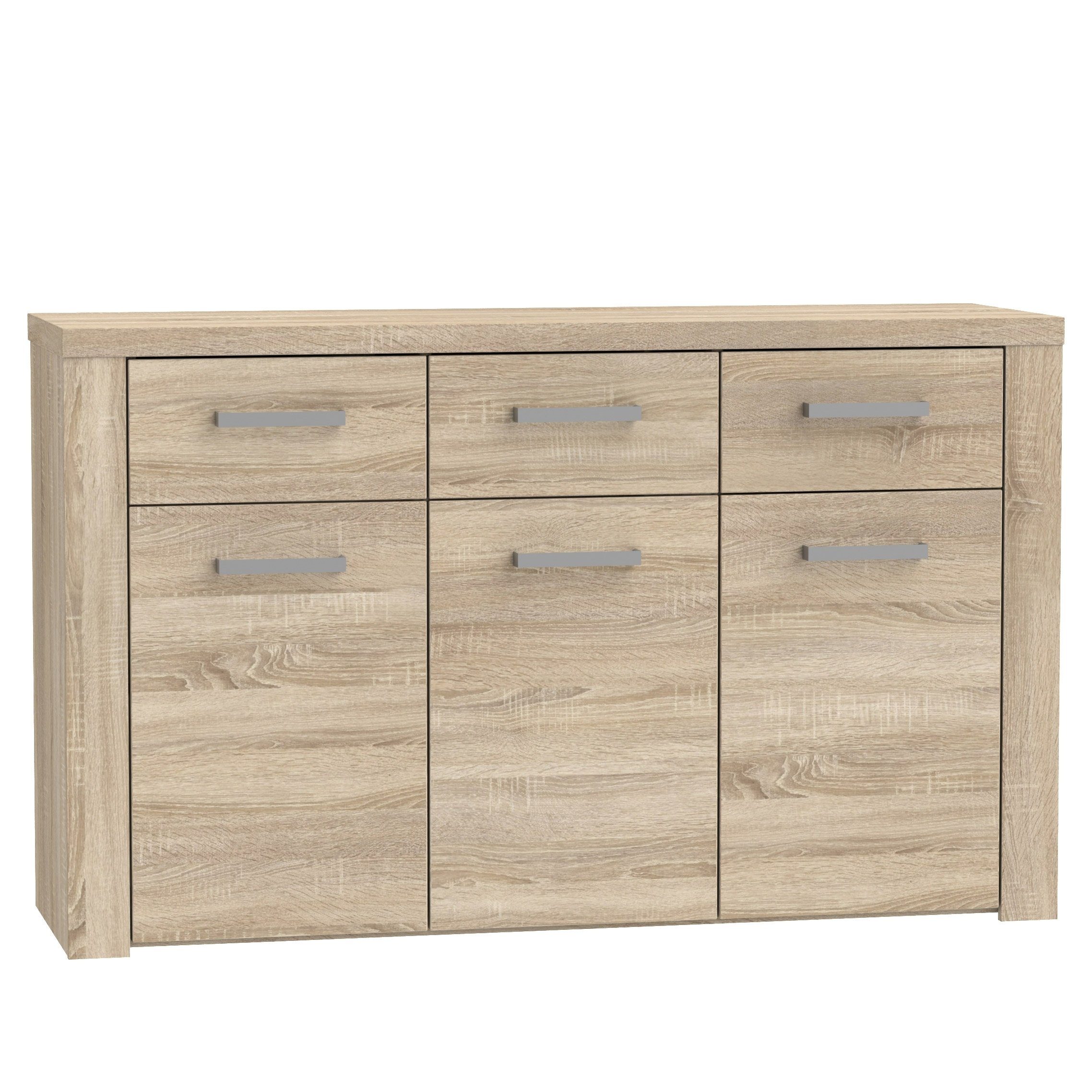 Newroom Sideboard Cosima, Sideboard Sonoma Eiche Modern Kommode Highboard W günstig online kaufen