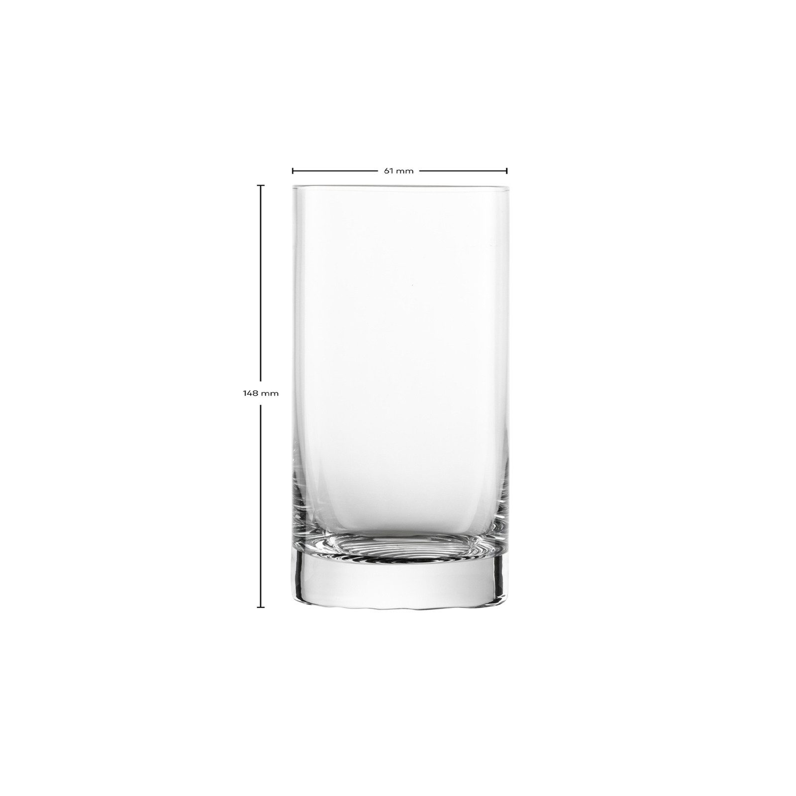 Zwiesel Glas Glas ECHO Becher 314 ml 4er Set, 4-tlg., Glas