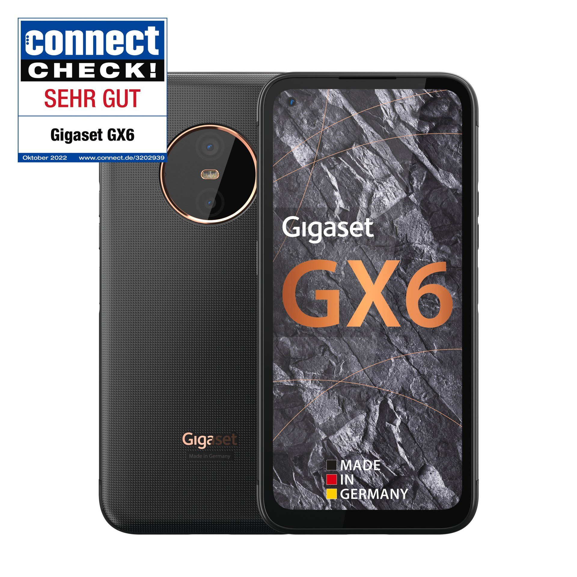 Gigaset GX6 Smartphone (16,76 cm/6,6 Zoll, 128 GB Speicherplatz, 50 MP Kamera)