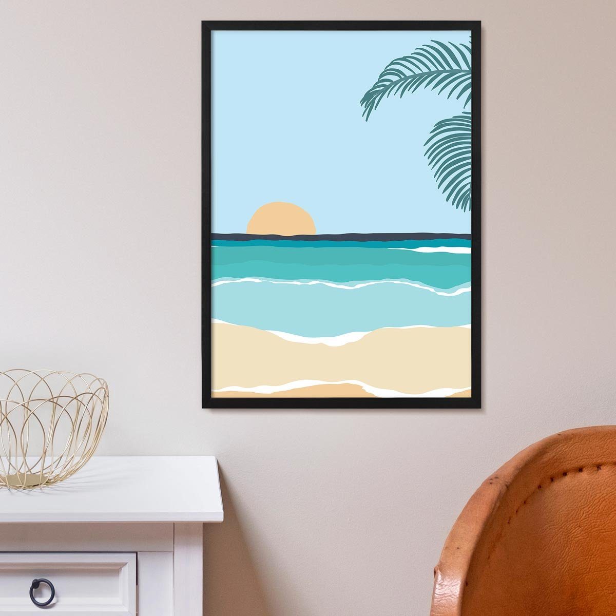 PHOTOLINI Bilderrahmen Poster-Einzelrahmen Modern Schmal günstig online kaufen