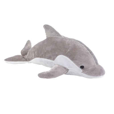 Teddys Rothenburg Kuscheltier Kuscheltier Delfin grau-weiß 38 cm Plüschdelfin, kuschelweicher Plüsch