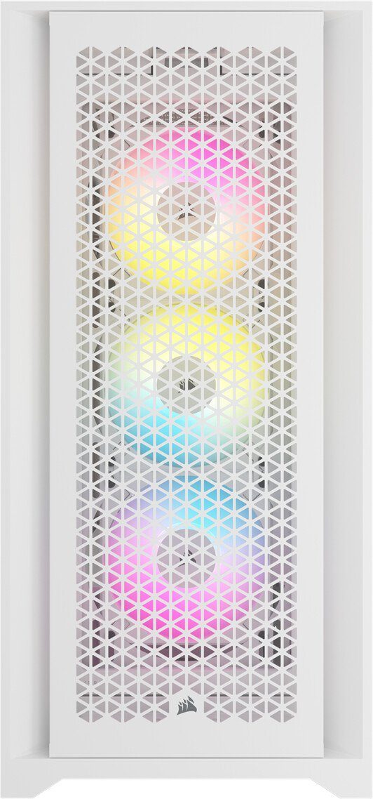 PC-Gehäuse iCUE 5000D RGB Airflow Mid-Tower, True White