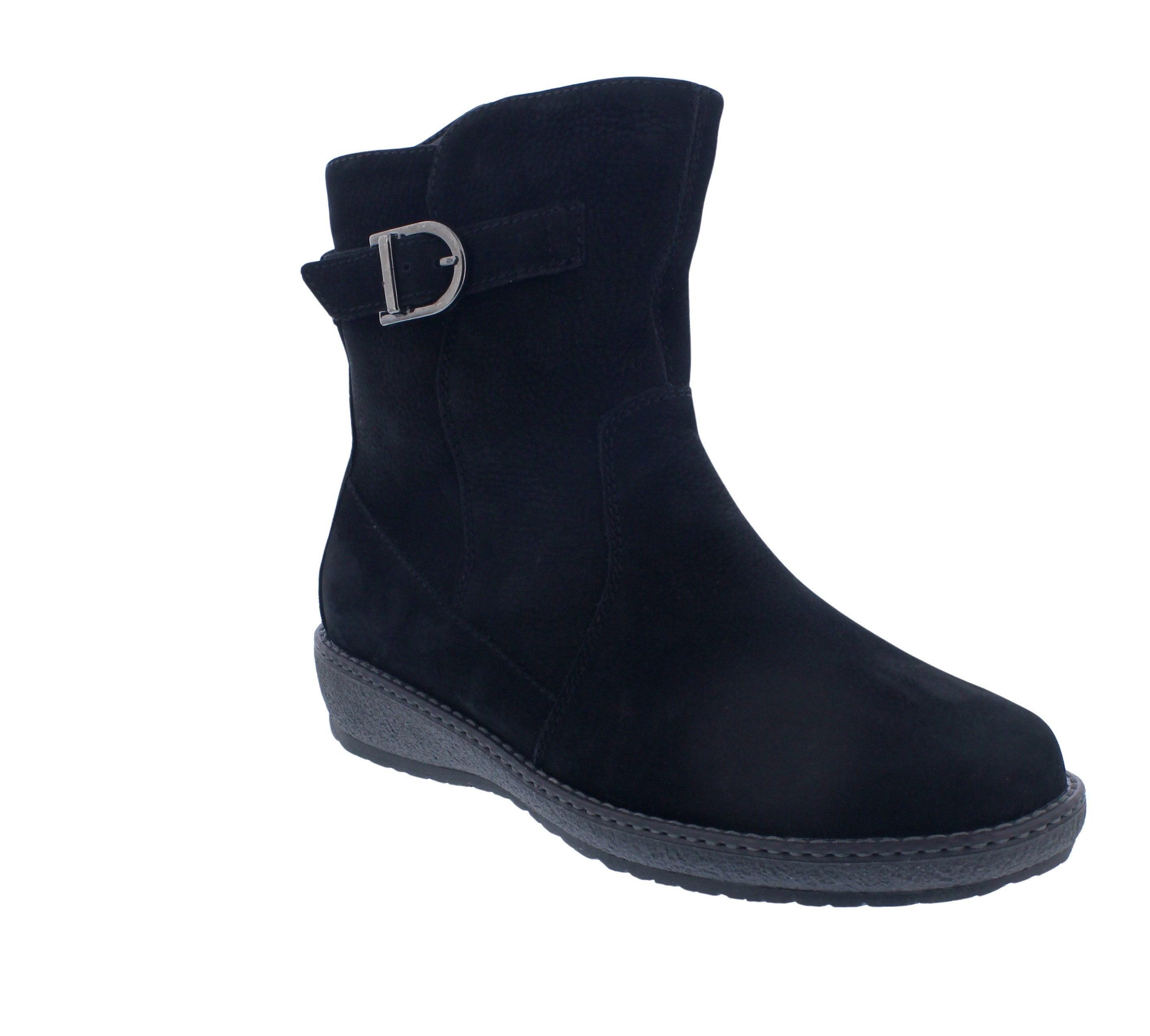 Waldläufer Waldläufer Hoja Bootie 533913-165-001, Futter echt Lammfell, Bear (Nub Reißverschlussstiefel