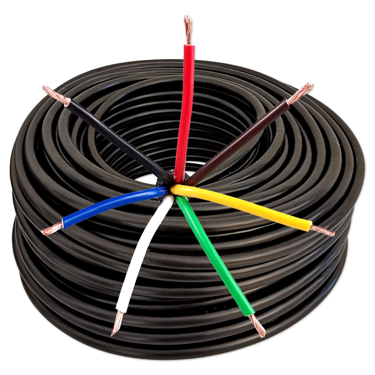 Impulse Innovation Kabel, 7-adrig, FLRY-Y, 7x0,75mm², 5 Meter Stromkabel