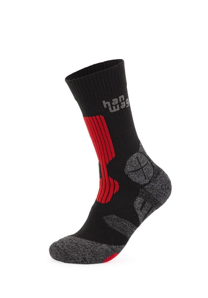 Hanwag Wandersocken Crew Trek Sock (schnelltrocknend, mittelstarke Polsterung)