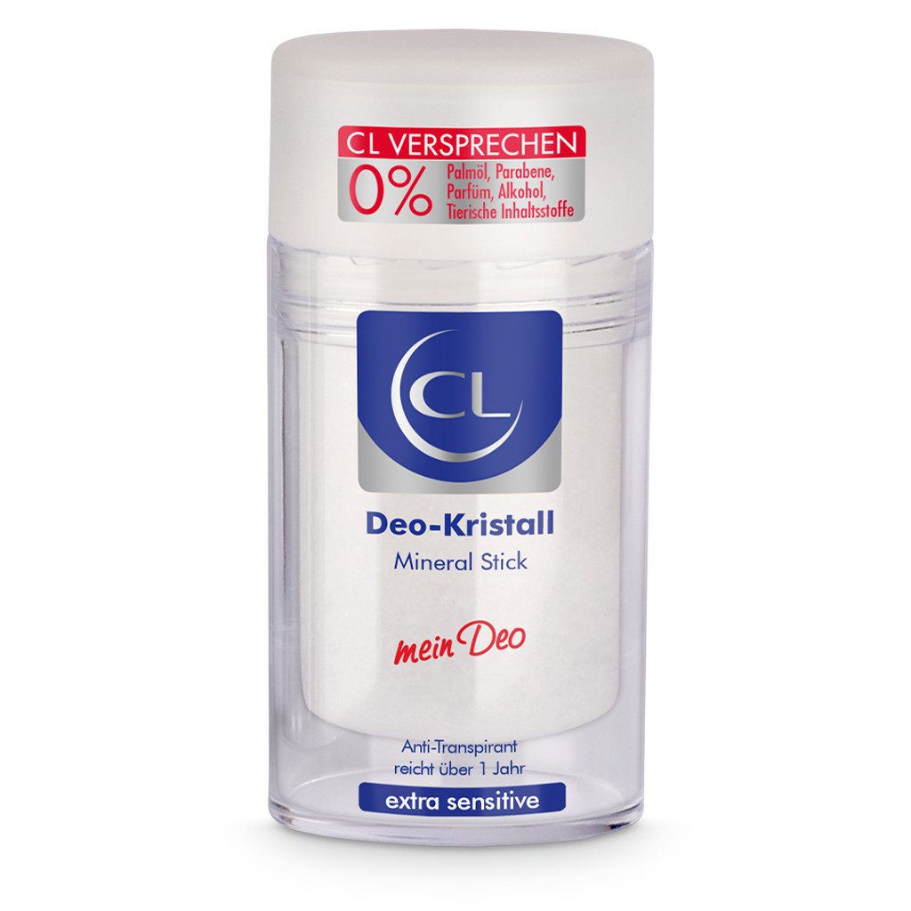 CL Deo-Kristall Deo Kristall Antitranspirant gegen starkes Schwitzen - 120 g, 1-tlg.