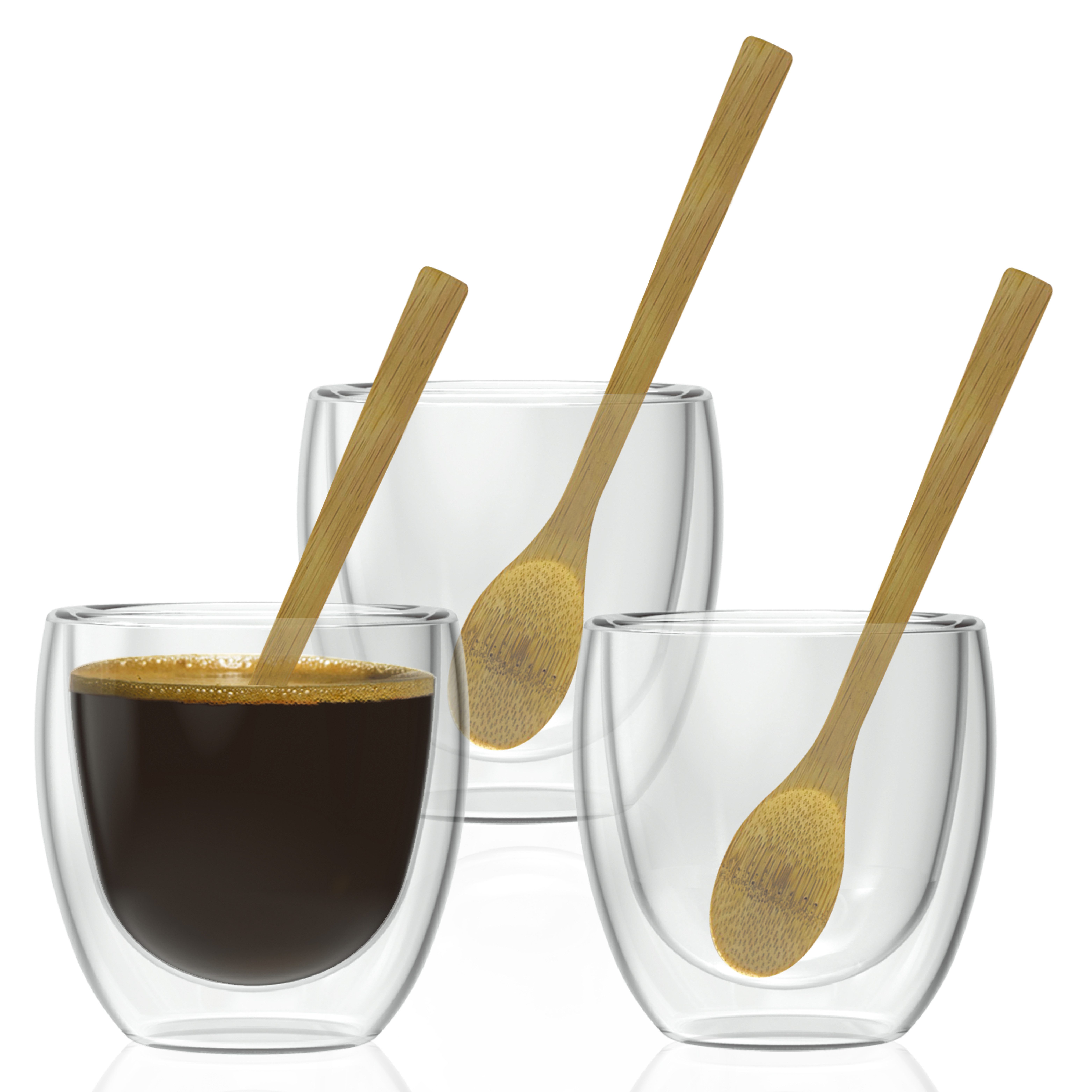 Gläser-Set Doppelwandige Gläser