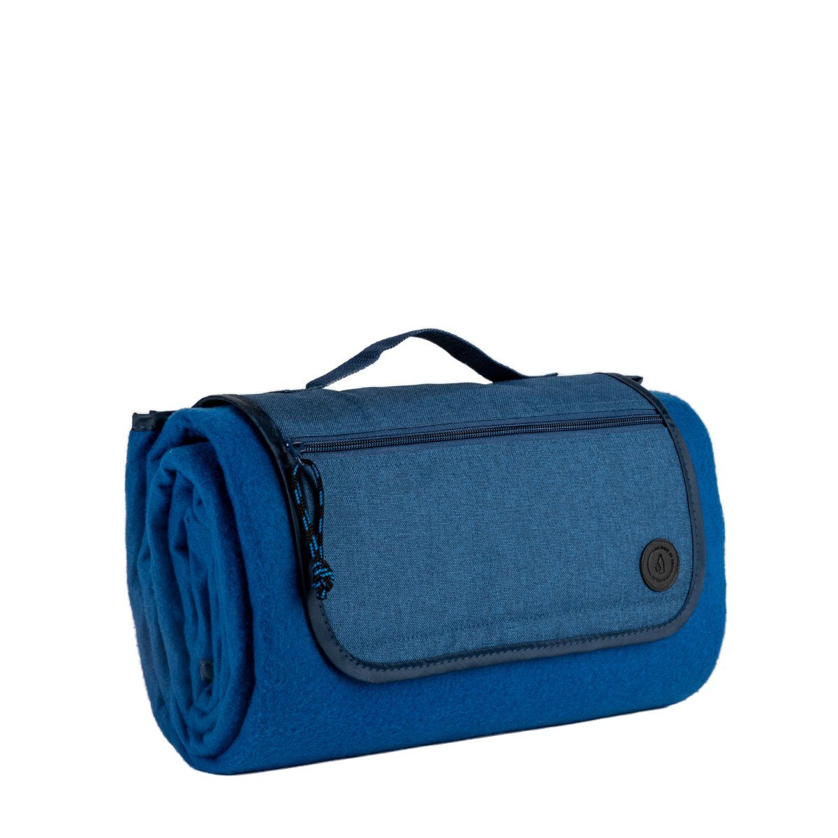 Picknickdecke Tragbare Picknickdecke CITY - Farbwahl, sagaform, Größe Decke ausgerollt 130x170cm, mit isoliertem Boden Blau