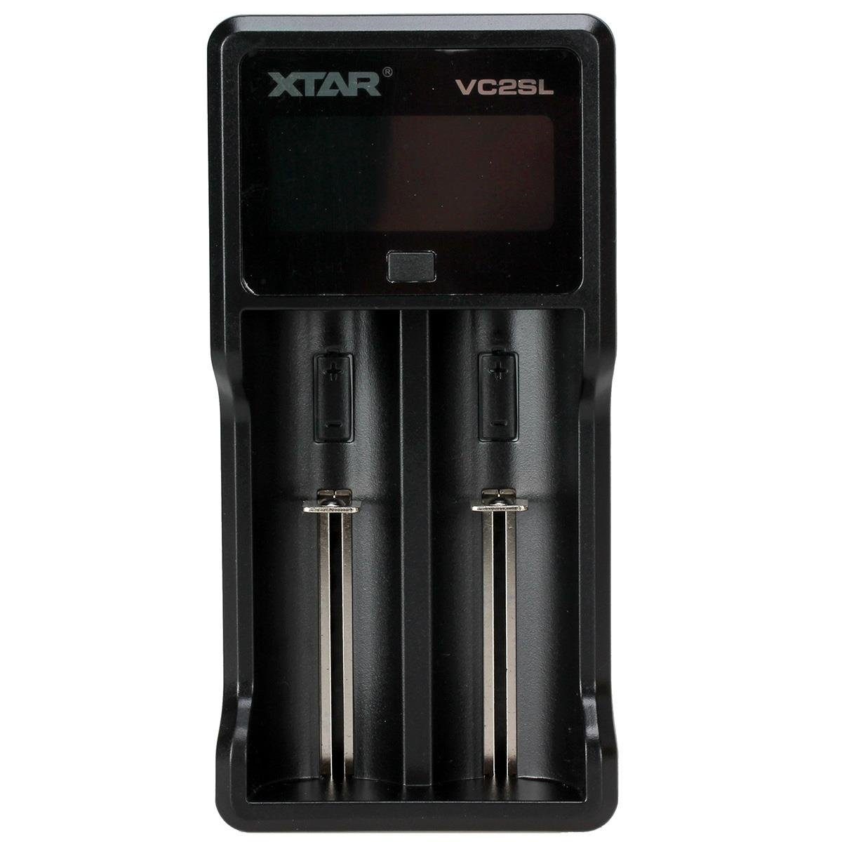 XTAR »VC2SL QC3.0 Ladegerät für Li-Ion & NiMh Akkus« Batterie-Ladegerät