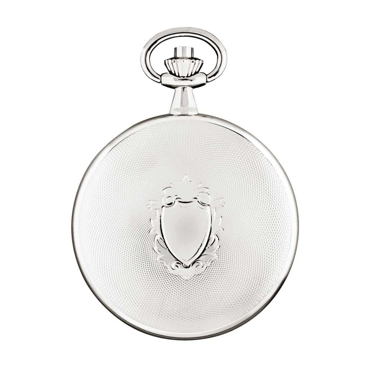 Hermann Jäckle Taschenuhr Ettlingen II Skelett-Design, Handaufzug, Mineralglas, 50 mm, inkl. Kette & Reiseetui – Elegante 50 mm Herrenuhr im klassischen Stil