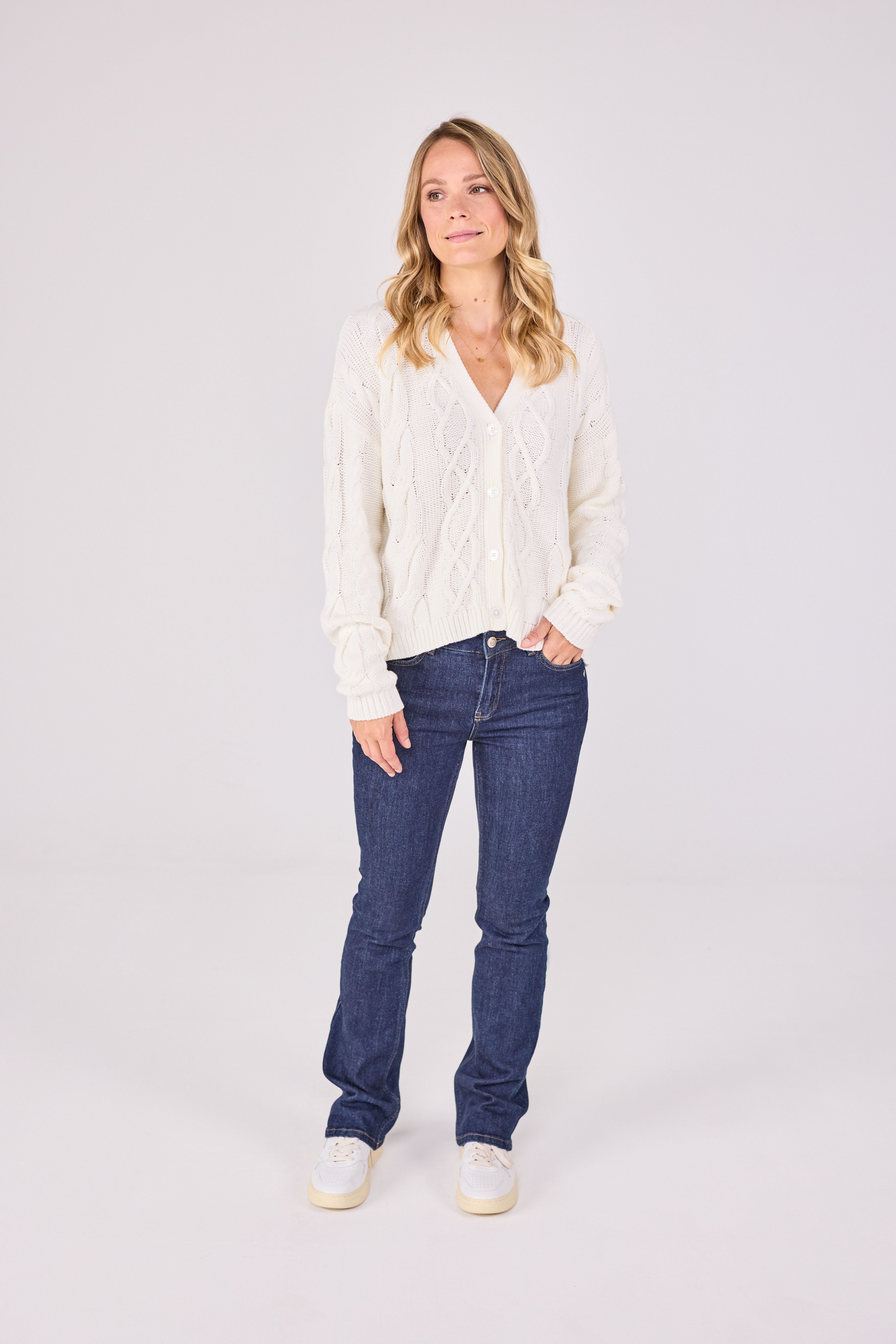 Lieblingsstück Strickjacke AlysanneL mit Zopfmuster günstig online kaufen