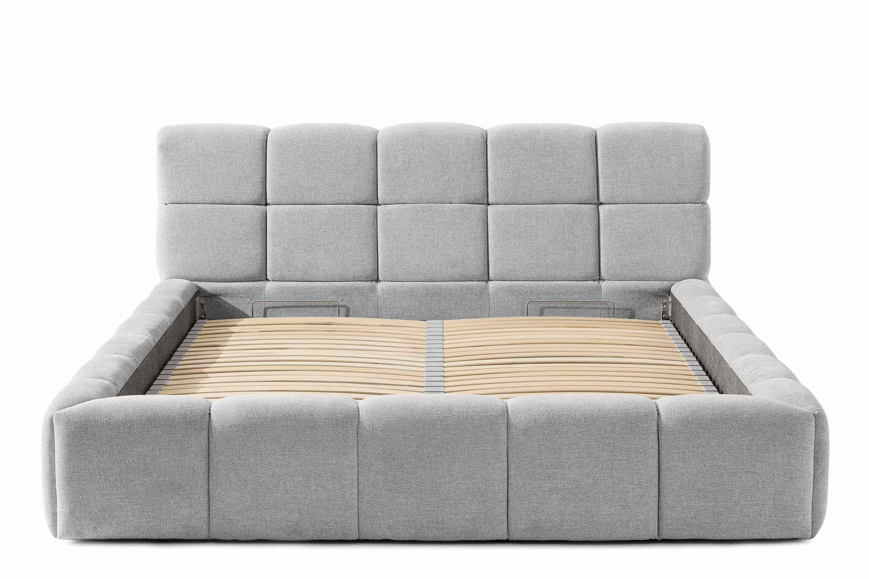 KONSIMO® Polsterbett Doppelbett AERI mit Stauraum, ohne Matratze, hergestel günstig online kaufen