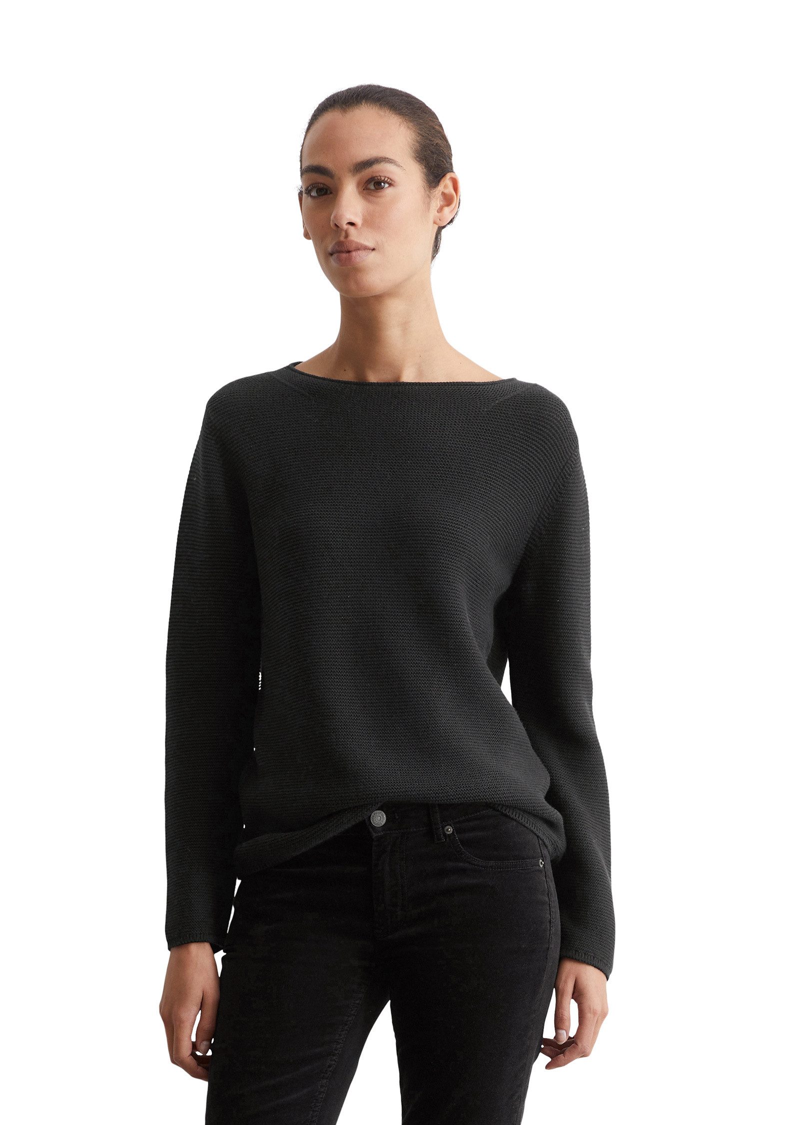 Rundhalspullover aus Organic Cotton