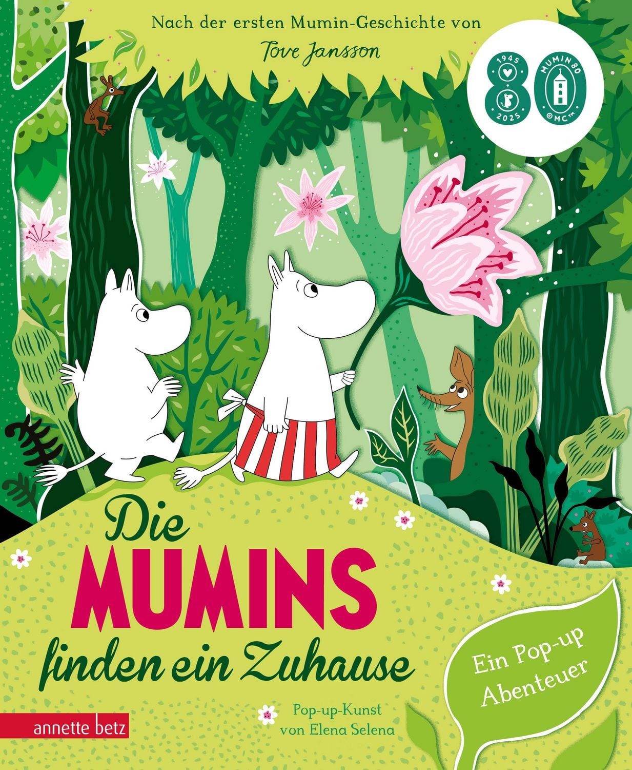 Die Mumins finden ein Zuhause - Ein Pop-up Buch ab 4 Jahren für kleine / Tove Jansson, Ein Pop-up Abenteuer