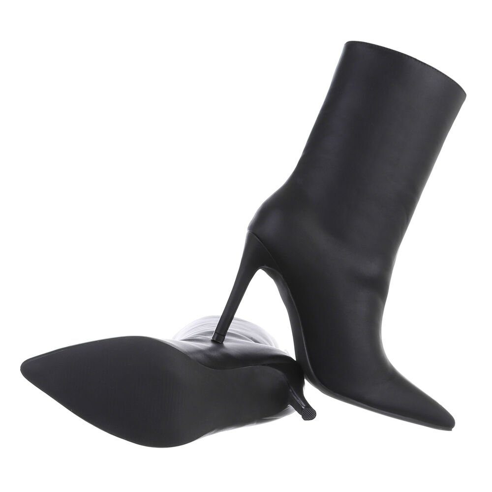 Ital-Design Damen Abendschuhe Elegant High-Heel-Stiefelette Pfennig-/Stilet günstig online kaufen