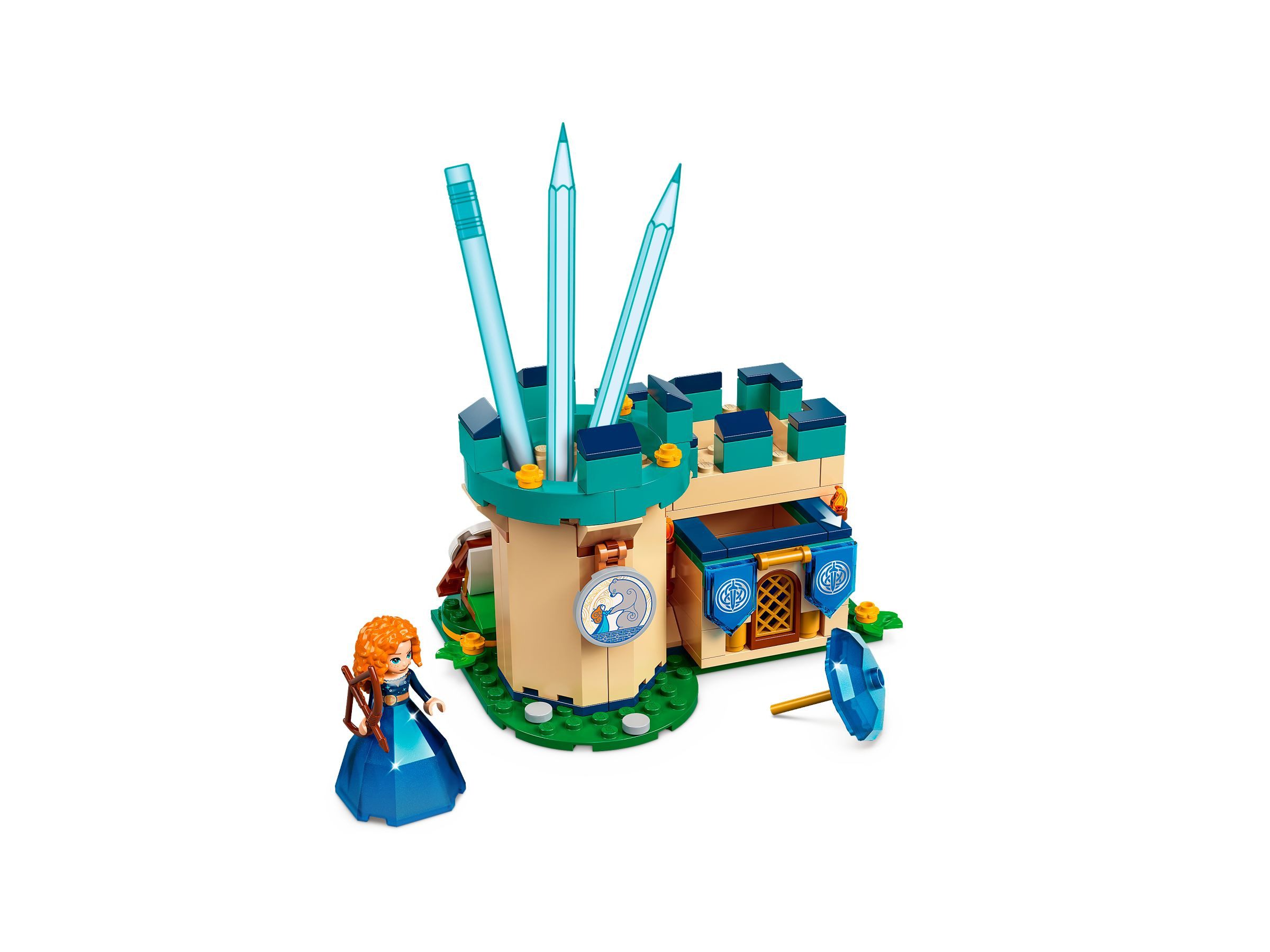 LEGO® LEGO® Disney™ 43203 Auroras, Meridas und Tianas Zauberwerke Konstruktionsspielsteine, (558 St)