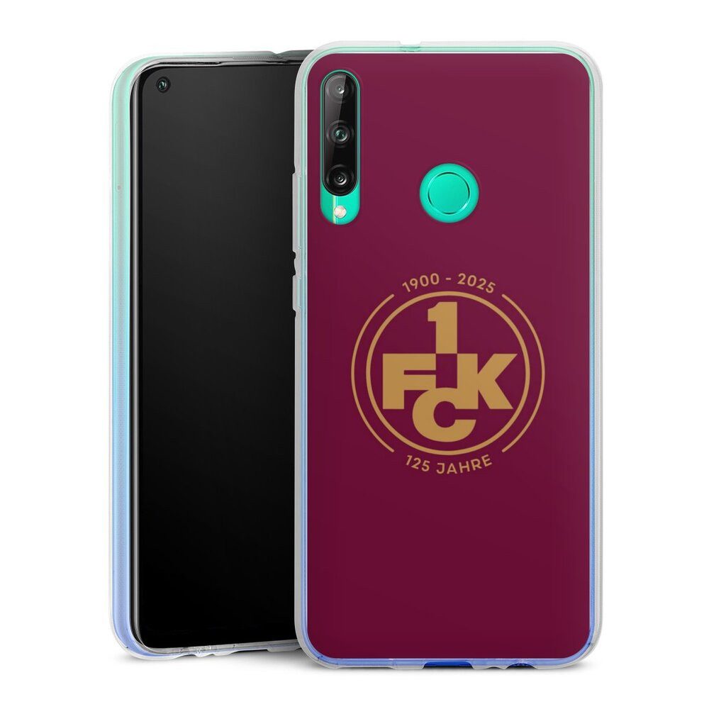 DeinDesign Handyhülle 1. FC Kaiserslautern 1. FCK 125 Jahre 1. FCK 125. Jubiläum, Huawei P40 Lite E Silikon Hülle Bumper Case Handy Schutzhülle