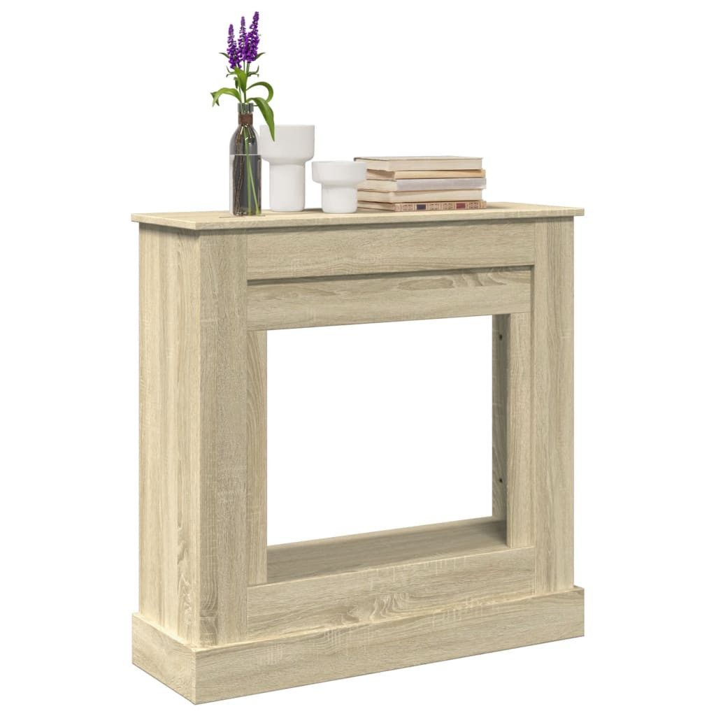 vidaXL Kaminumbauschrank Kaminumrandung Sonoma-Eiche 90x30x90 cm Holzwerkstoff